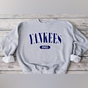 Yankees Offset Crewneck